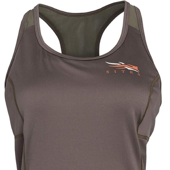 SITKA Gear Women's Hunting Lightweight Active Tank Top, Bark, X-Small - Picture 2 of 5